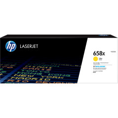 HP Cartuccia toner giallo originale LaserJet 658X ad alta capacità