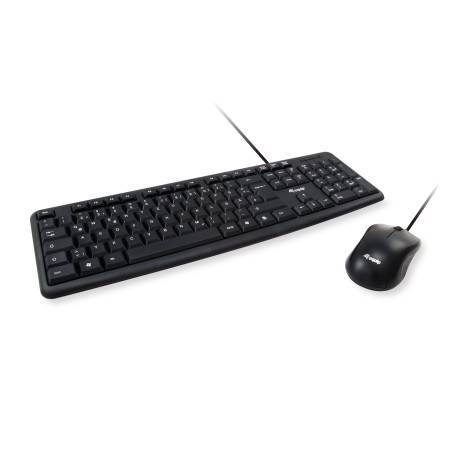 Equip 245203 tastiera Mouse incluso Ufficio USB QWERTY Italiano Nero