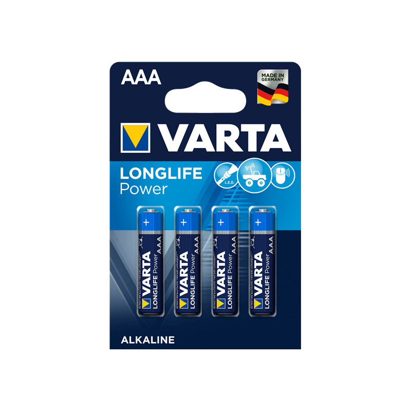 Varta Longlife Power AAA Batteria monouso Mini Stilo AAA Alcalino