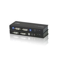 ATEN Extender KVM USB DVI Dual View Cat 5 (1024 x 768 a 60 m)