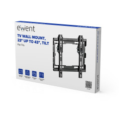 Ewent EW1506 Supporto TV a parete 106,7 cm (42") Nero