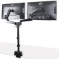 StarTech.com Supporto Doppio Monitor per Scrivania - Braccio per 2 Monitor VESA fino a 32" /8kg - Staffe Verticali Impilabili -