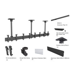 Multibrackets 5679 Supporto per display espositivi 106,7 cm (42") Nero