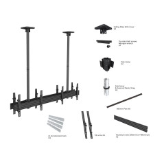 Multibrackets 3491 Supporto per display espositivi 165,1 cm (65") Nero