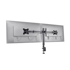 Trust GXT 1120 Mara Dual Monitor Arm supporto da tavolo per Tv a schermo piatto 81,3 cm (32") Scrivania Nero