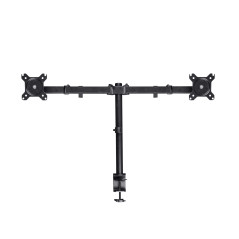 Trust GXT 1120 Mara Dual Monitor Arm supporto da tavolo per Tv a schermo piatto 81,3 cm (32") Scrivania Nero