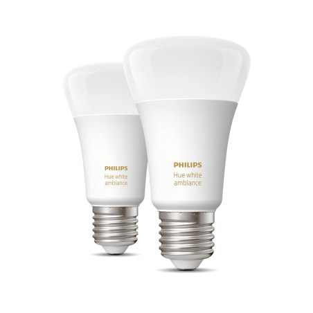 Philips Hue White ambiance E27 - confezione da 2