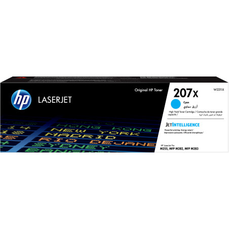 HP Cartuccia toner ciano originale LaserJet 207X ad alta capacità