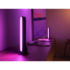 Philips Hue White and Color ambiance Play Kit Base con alimentatore 2 pezzi Nero