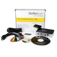 StarTech.com Scheda Acquisizione Video Grabber   Cattura video esterna USB 3.0 - HDMI   DVI   VGA   Component HD - 1080p 60fps