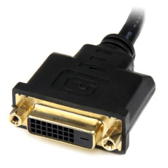 StarTech.com Adattatore cavo video HDMI a DVI-D da 20 cm - HDMI maschio a DVI femmina