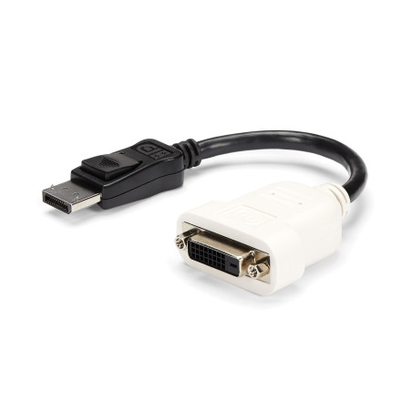 StarTech.com Adattatore DisplayPort DVI - Convertitore video da DisplayPort a DVI-D - 1080p - Adattatore Dongle da DP 1.2 a DVI