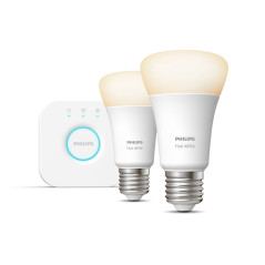 Philips Hue White Starter kit  2 lampadine connesse E27 (800)