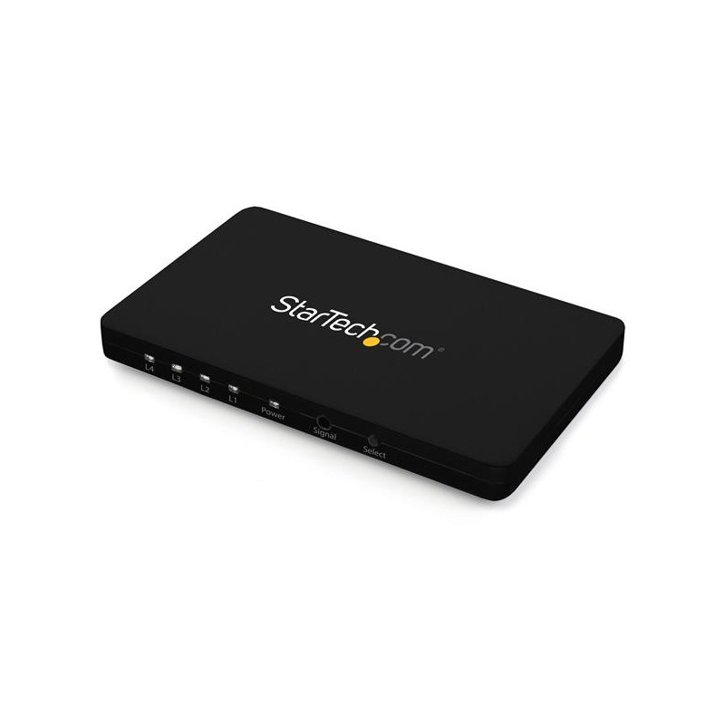 StarTech.com Switch Commutatore automatico a 4 porte HDMI con case in alluminio e supporto MHL - 4k 30Hz