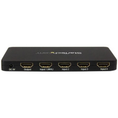 StarTech.com Switch Commutatore automatico a 4 porte HDMI con case in alluminio e supporto MHL - 4k 30Hz