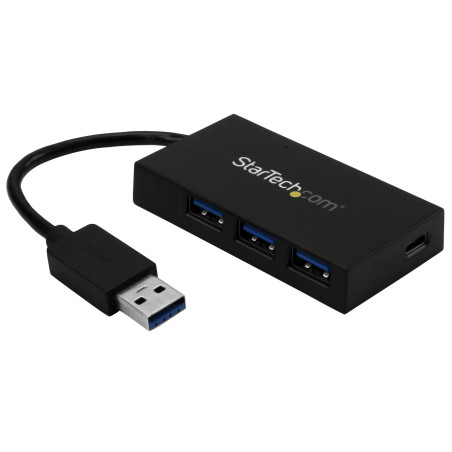 StarTech.com Hub USB 3.0 a 4 Porte - Hub USB Type-A con 1x USB-C e 3x USB-A Porte (SuperSpeed 5Gbps) - Alimentato da Bus USB -