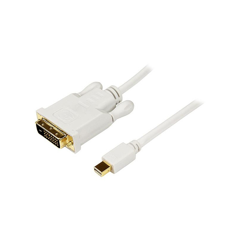 StarTech.com Cavo convertitore adattatore Mini DisplayPort a DVI da 91 cm – Mini DP a DVI 1920x1200 - Bianco