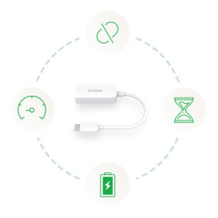 D-Link DUB-E250 scheda di rete e adattatore Ethernet 2500 Mbit s