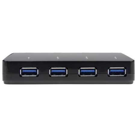 StarTech.com Hub USB 3.0 a 4 Porte con Porta di Ricarica Dedicata - 1 Porta x 2,4 Amp