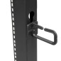 StarTech.com Server Rack a 4 Montanti 12U Open Frame, Armadio Rack di Rete 19" con Ruote, piedini di livellamento/montaggio a