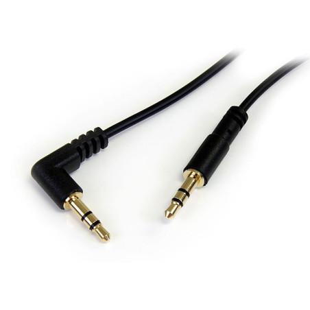 StarTech.com Cavo Audio Stereo 3,5mm slim angolato a destra da 1,8m - M M