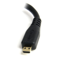 StarTech.com Cavo HDMI a micro HDMI ad alta velocita' - Cavo HDMI micro High Speed da 12cm - F M - Nero