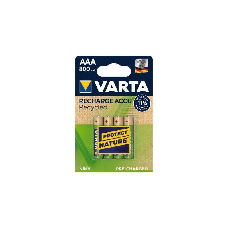 Varta 56813 101 404 batteria per uso domestico Batteria ricaricabile Mini Stilo AAA Nichel-Metallo Idruro (NiMH)