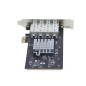 StarTech.com Scheda di rete SFP GbE a 4 porte, PCIe 2.0 x2 (compatibile x4, x8, x16), Controller Intel I350-AM4 4x 1GbE,