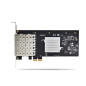 StarTech.com Scheda di rete SFP GbE a 4 porte, PCIe 2.0 x2 (compatibile x4, x8, x16), Controller Intel I350-AM4 4x 1GbE,