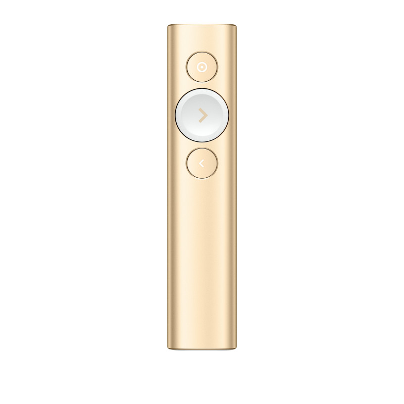 Logitech Spotlight puntatore wireless Bluetooth/RF Oro