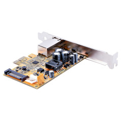 StarTech.com Scheda di rete PCI Express x1 a 1 porta, Scheda Ethernet PCIe con RJ45, Interfaccia di rete da 2.5 Gb NIC PoE