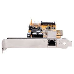 StarTech.com Scheda di rete PCI Express x1 a 1 porta, Scheda Ethernet PCIe con RJ45, Interfaccia di rete da 2.5 Gb NIC PoE