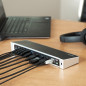 StarTech.com Docking station USB 3.0 a tre monitor - 1x HDMI - 2x DisplayPort - Dock portatile con Hub USB integrata a 5 porte