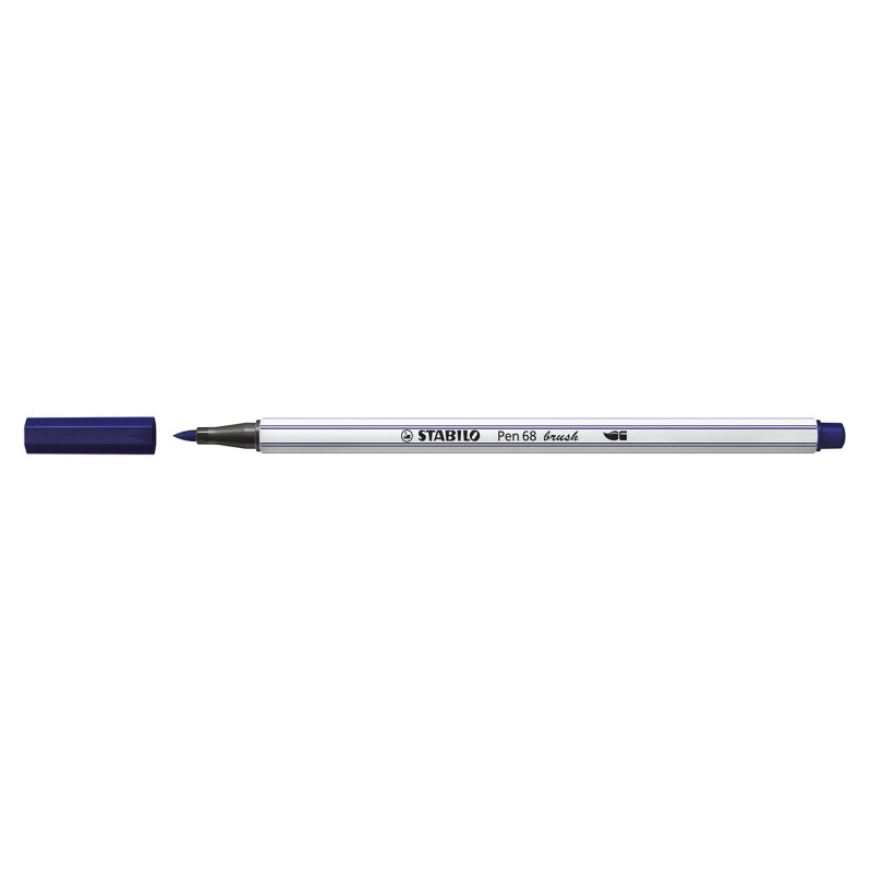 STABILO Pen 68 brush marcatore Blu 1 pz