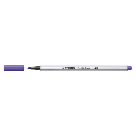 STABILO Pen 68 brush marcatore Medio Viola 1 pz