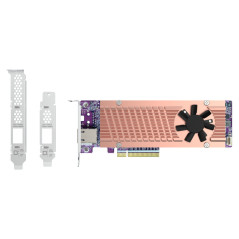 QNAP Card QM2 scheda di interfaccia e adattatore Interno PCIe, RJ-45