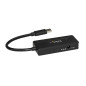 StarTech.com Hub USB 3.0 a 4 porte - Mini Hub USB con porta di ricarica - Include Adattatore di Alimentazione