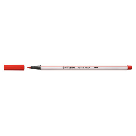 STABILO Pen 68 brush marcatore Medio Rosso 1 pz