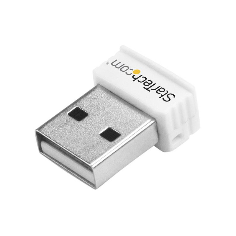 StarTech.com Adattatore di rete wireless N mini USB 150 Mbps - Adattatore WiFi USB 802.11n/g 1T1R - Bianco