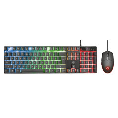 Trust GXT 838 tastiera Mouse incluso Gaming USB QWERTY Italiano Nero