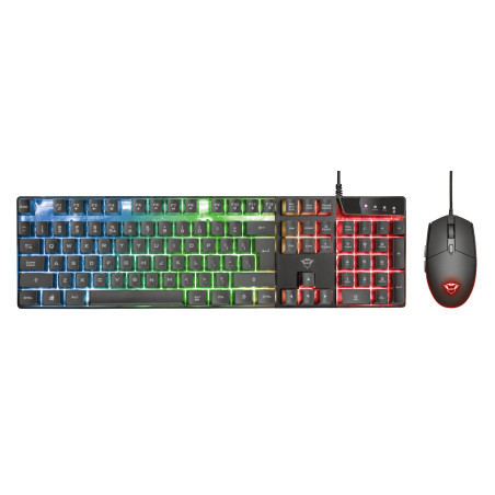 Trust GXT 838 tastiera Mouse incluso Gaming USB QWERTY Italiano Nero