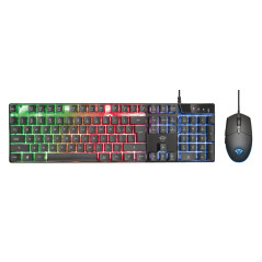 Trust GXT 838 tastiera Mouse incluso Gaming USB QWERTY Italiano Nero