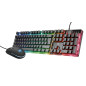 Trust GXT 838 tastiera Mouse incluso Gaming USB QWERTY Italiano Nero