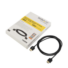 StarTech.com Cavo HDMI 2.0 da 2m, cavo HDMI 4K ad alta velocità con Ethernet, 4K 60Hz HDR10, cavetto HDMI UHD, connettori a