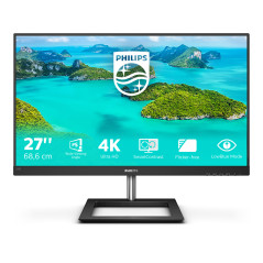 Philips E Line 278E1A/00 Monitor PC 68,6 cm (27") 3840 x 2160 Pixel 4K Ultra HD LCD Nero