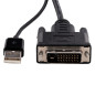 StarTech.com Adattatore DVI a DisplayPort alimentato via USB - 1920x1200