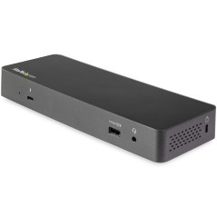 StarTech.com Docking station universale Thunderbolt 3 o USB-C - Doppio monitor DisplayPort a 4K - Power delivery a 60W - Dock