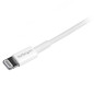 StarTech.com Cavo Connettore Lightning 8-pin Apple a USB di tipo Slim per iPhone / iPod / iPad da 1m - Bianco