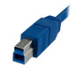 StarTech.com Cavo USB 3.0 SuperSpeed per stampante tipo A/B ad alta velocita' M/M - 1m