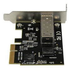 StarTech.com Scheda di Rete Ethernet PCI express a Fibra Ottica SFP+ - Adattatore PCIe x4 10Gb SFP+ NIC Gigabit Ethernet